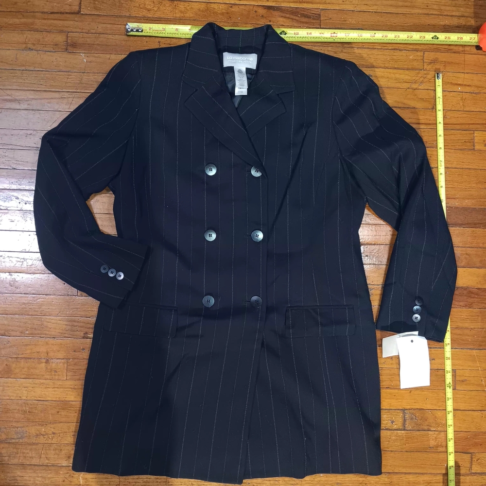 Black Garment with Subtle Pattern NWT - image 1